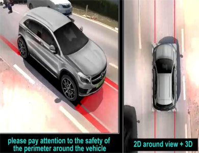 Пассажирский автомобиль с системой AHD AVM 360