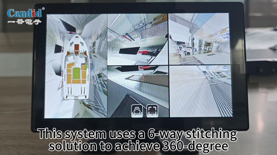 Система кругового обзора катера 360 градусов