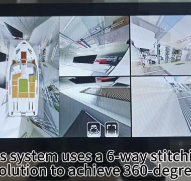 Система кругового обзора катера 360 градусов