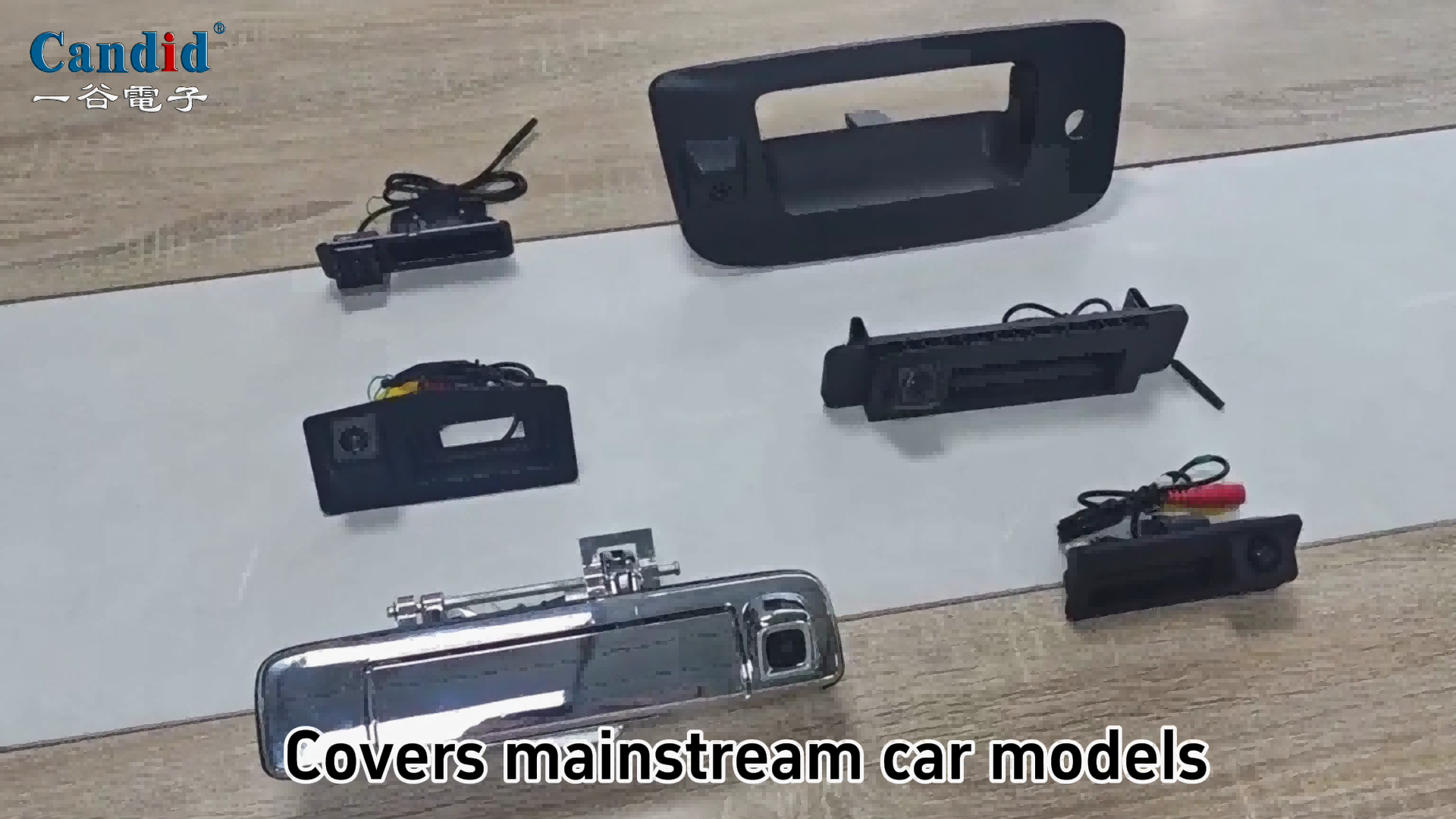 Камера на ручке задней двери автомобиля