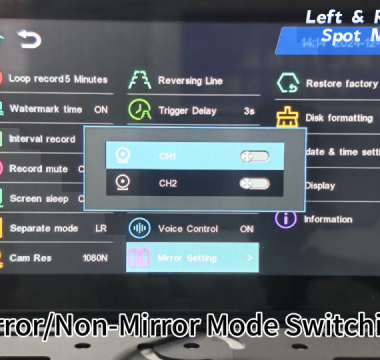Интеллектуальная система мониторинга с сенсорным экраном для вождения