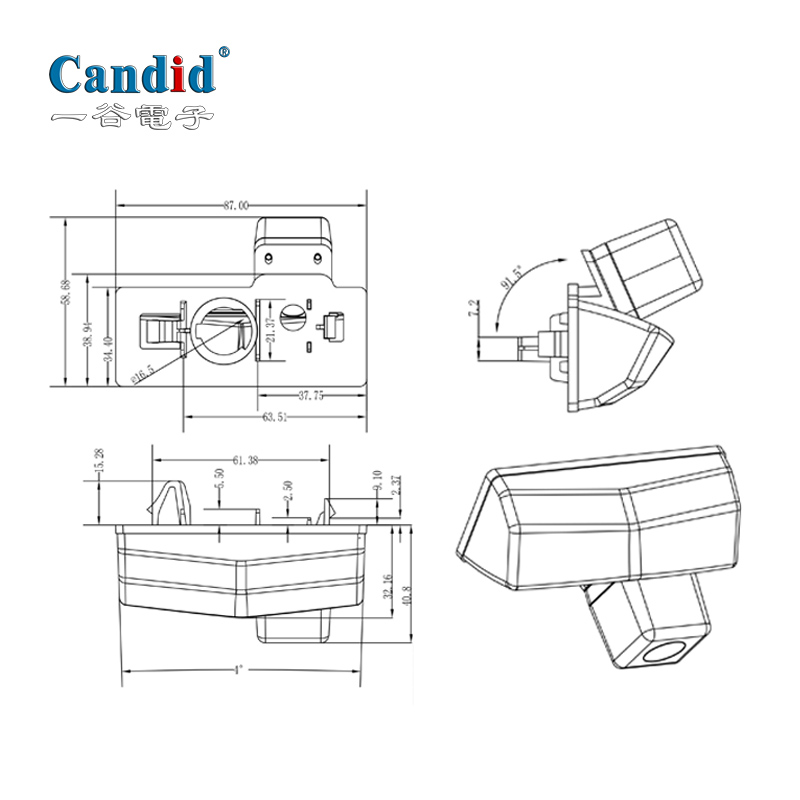 Оригинальная камера заднего вида для Toyota RAV4