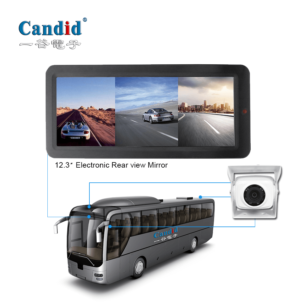 12,3-дюймовое электронное зеркало заднего вида с системой обнаружения слепых зон